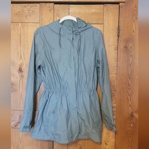 Columbia Sage Green Hooded Utility Jacket